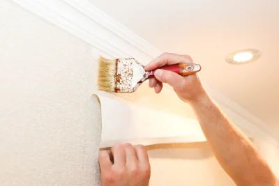 Pose de papier peint à Duranus — revêtements muraux et toiles de verre